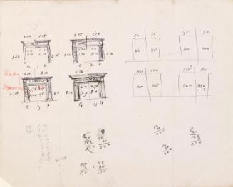 Series of Fireplaces and Measurements