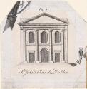 West Front of St John's Church, Fishamble Street, Dublin, (now demolished),(from 'Gentleman's Magazine', August, 1785)