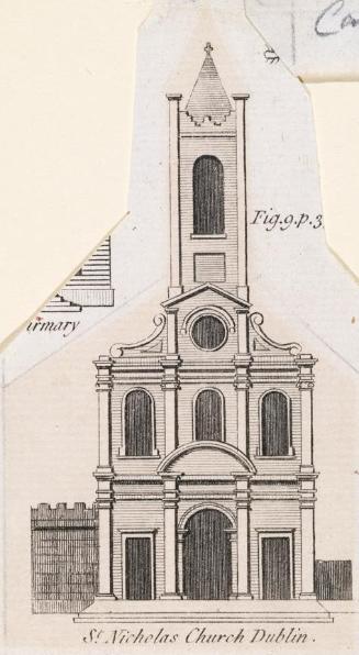 Saint Nicholas Within Church, Christchurch Place, (from 'Gentleman's Magazine', May 1786)