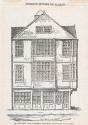 The last wooden house in Dublin on the corner of Castle and Werburgh Street, (demolished 1812)