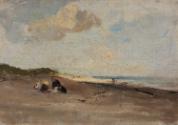 A Sandy Shore with Figures