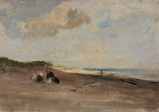 A Sandy Shore with Figures
