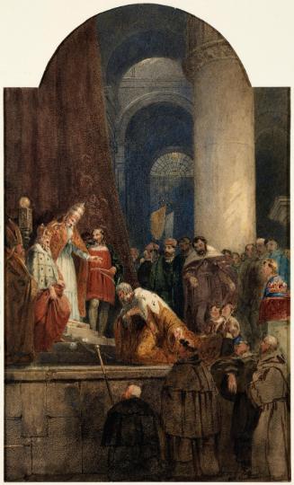 The Penance of Emperor Theodosius before Saint Ambrose at Milan