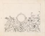 Stylised Foliage into one Side of Pattern