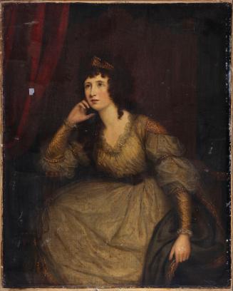 Portrait of Frances Barnett Woollery, later Mrs James Cottingham (d.1801) as Sigismunda