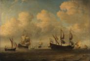 Dutch Men-of-War at Sea