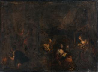 Working by Candlelight