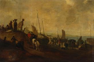 A Seacoast with Figures