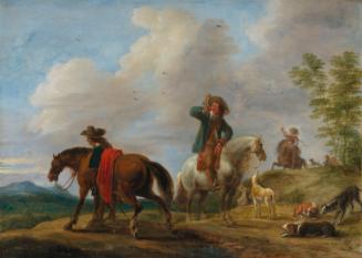 Huntsmen with Horses