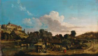 Pirna on the Elbe with the Sonnenstein Fortress