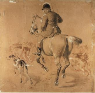 Charles Brindley (1817-1879), Riding to Hounds