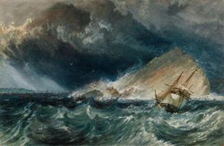 A Ship against the Mewstone, at the Entrance to Plymouth Sound