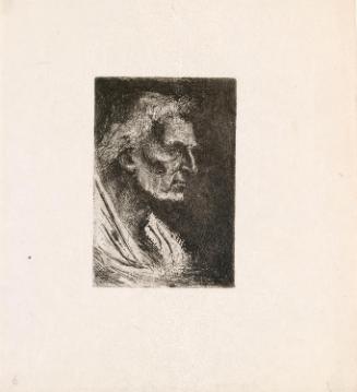 A Man's Head in Profile