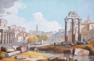 The Roman Forum, looking towards Santa Francesca Romana