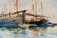 Ships in Venice
