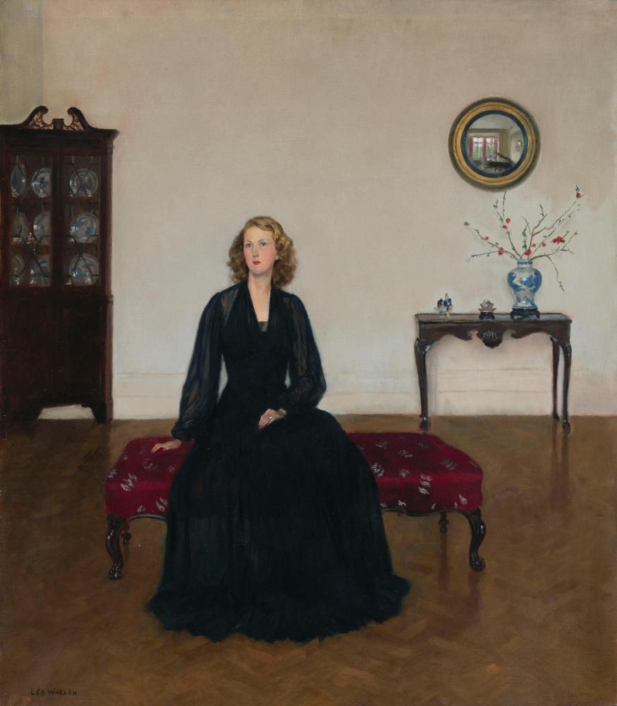 Portrait of Gladys McCabe (1902-1989) in her Drawing Room