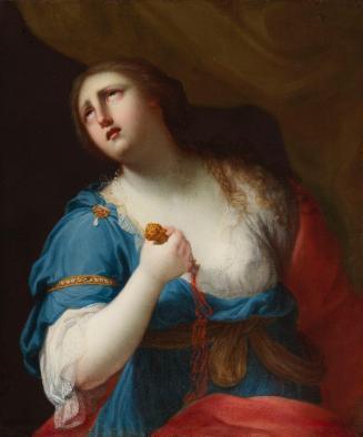 Lucretia Stabbing herself