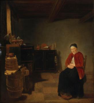 A Dutch Kitchen Interior