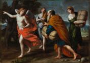 An Angel Leading Lot and his Daughters out of Sodom