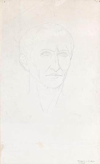 Gaius Julius Caesar (100-44BC), Roman Dictator; a Youth's Head on verso