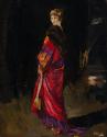 Lady Lavery in an Evening Cloak