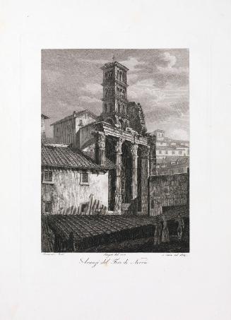 The Forum of Augustus with the Temple of Mars Ultor, Rome