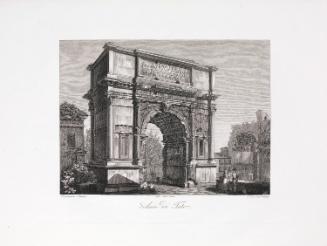 The Arch of Titus in the Roman Forum, Rome