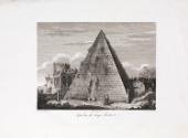 The Pyramid of Caius Cestius by the Gate to Ostia, Rome