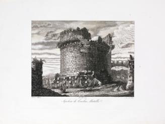 The Tomb of Cecilia Metella on the Appian Way, near Rome