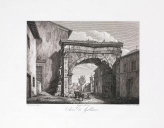 The Arch of Gallienus near Piazza Vittoria Emanuel, Rome