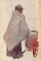 An Elderly Woman Pushing a Trolley