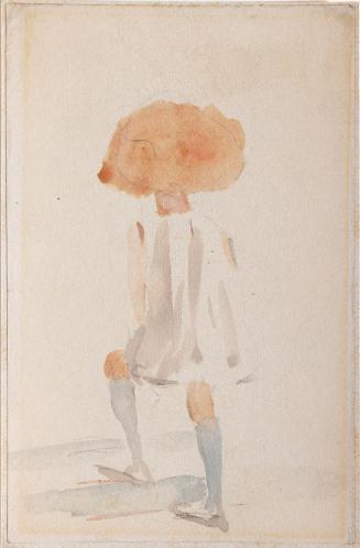 A Young Girl with Bushy Hair