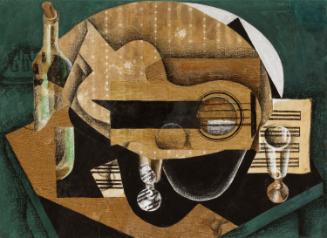 A Guitar, Glasses and a Bottle