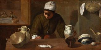 Kitchen Maid with the Supper at Emmaus