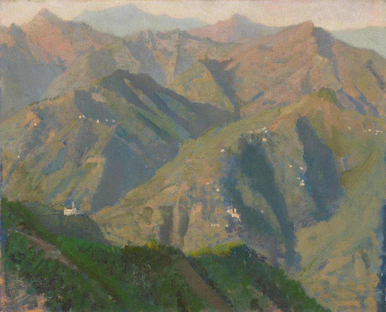 A View of Vallata della Fontana Buona from the Monte Negro