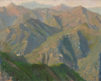 A View of Vallata della Fontana Buona from the Monte Negro