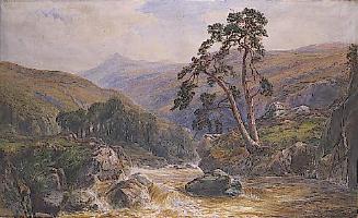 A Burn at Glenfinnan, Argyleshire, Scotland